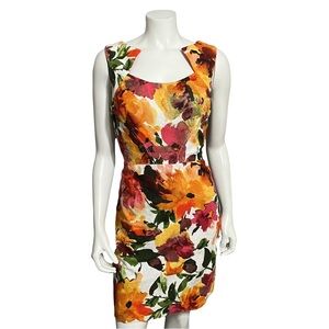 ⭐️Donna Ricco 100% Cotton Floral Dress Sz-10